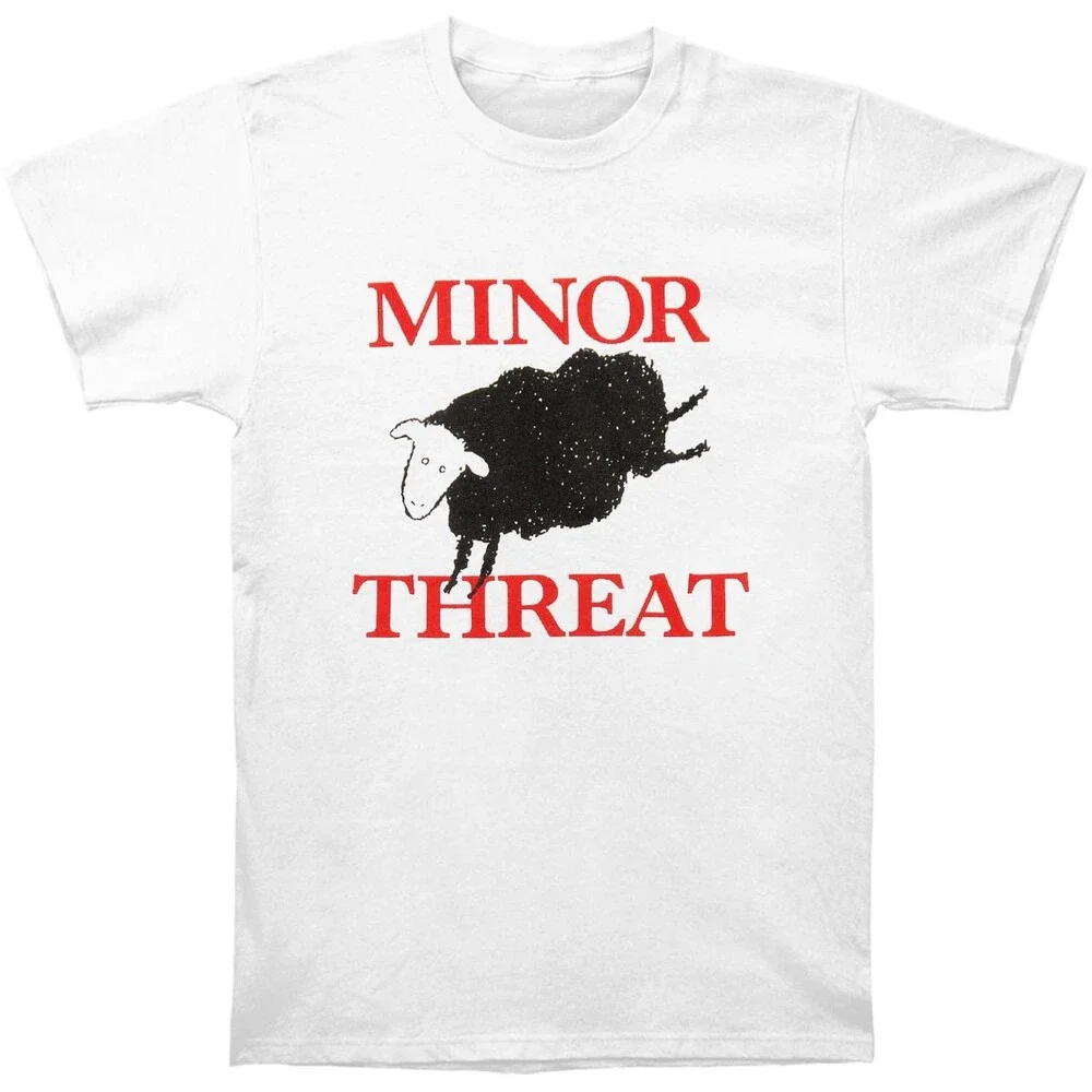 Minor Threat Men's Blacksheep T-shirt Small White
